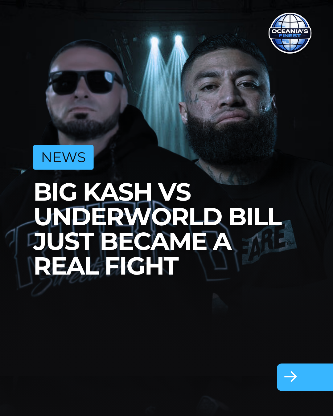 Big Kash vs Underworld Bill Bare-Knuckle Fight Confirmed for Brisbane