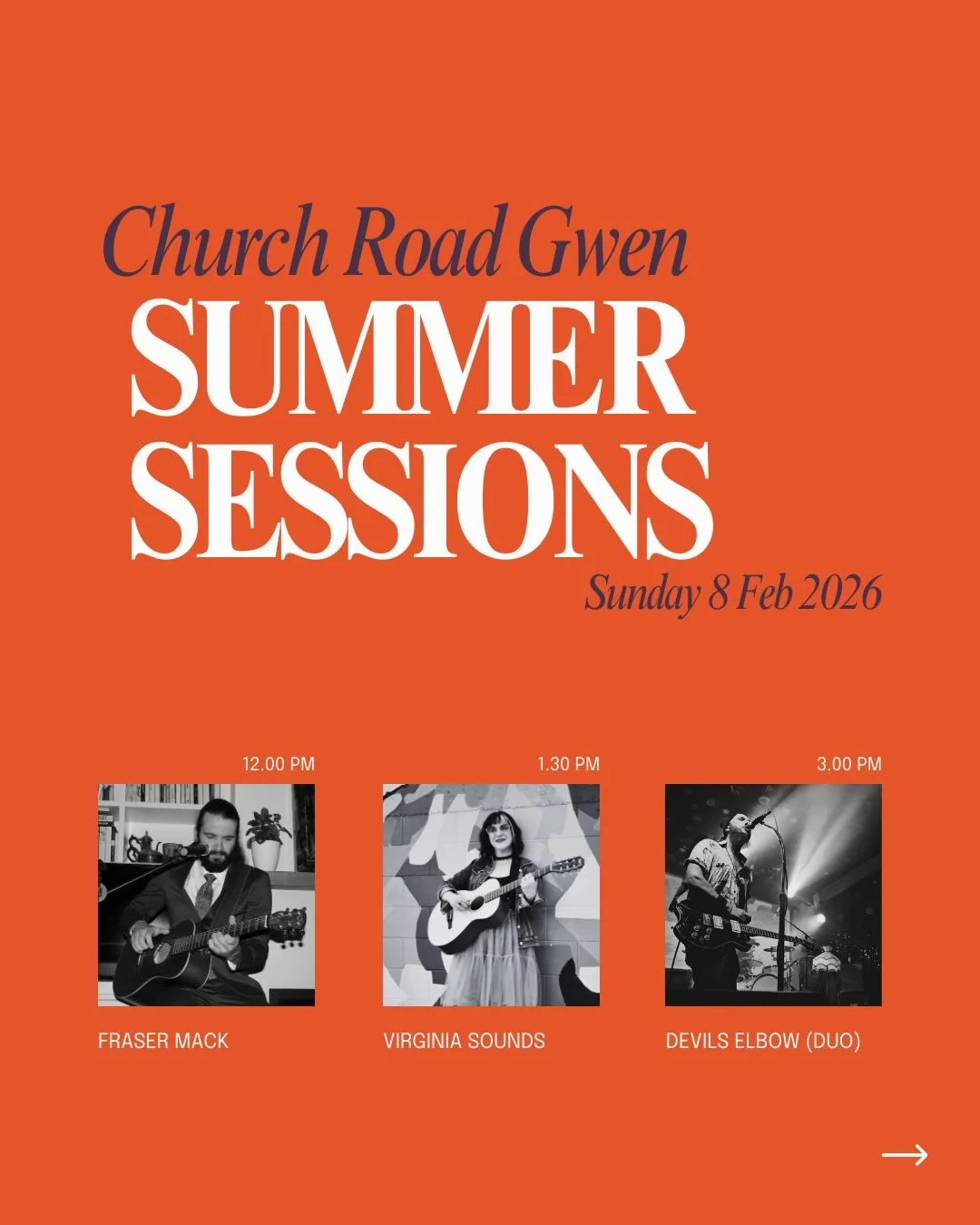 We&rsquo;re on for another beautiful Hawkes Bay day tomorrow at the @churchroadwinery lawn! 🥂

Wind down with a glass in hand to the summery sounds of:
12pm - @frasermacknz ✨
1:30pm - @virginia.sounds 🎸
3pm - @devilselbowofficial (duo) 🤠

Plus foo