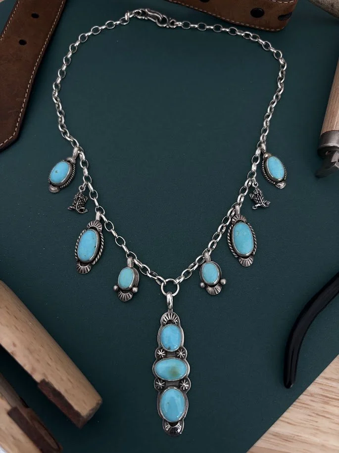 Dusty Trails Charm Necklace