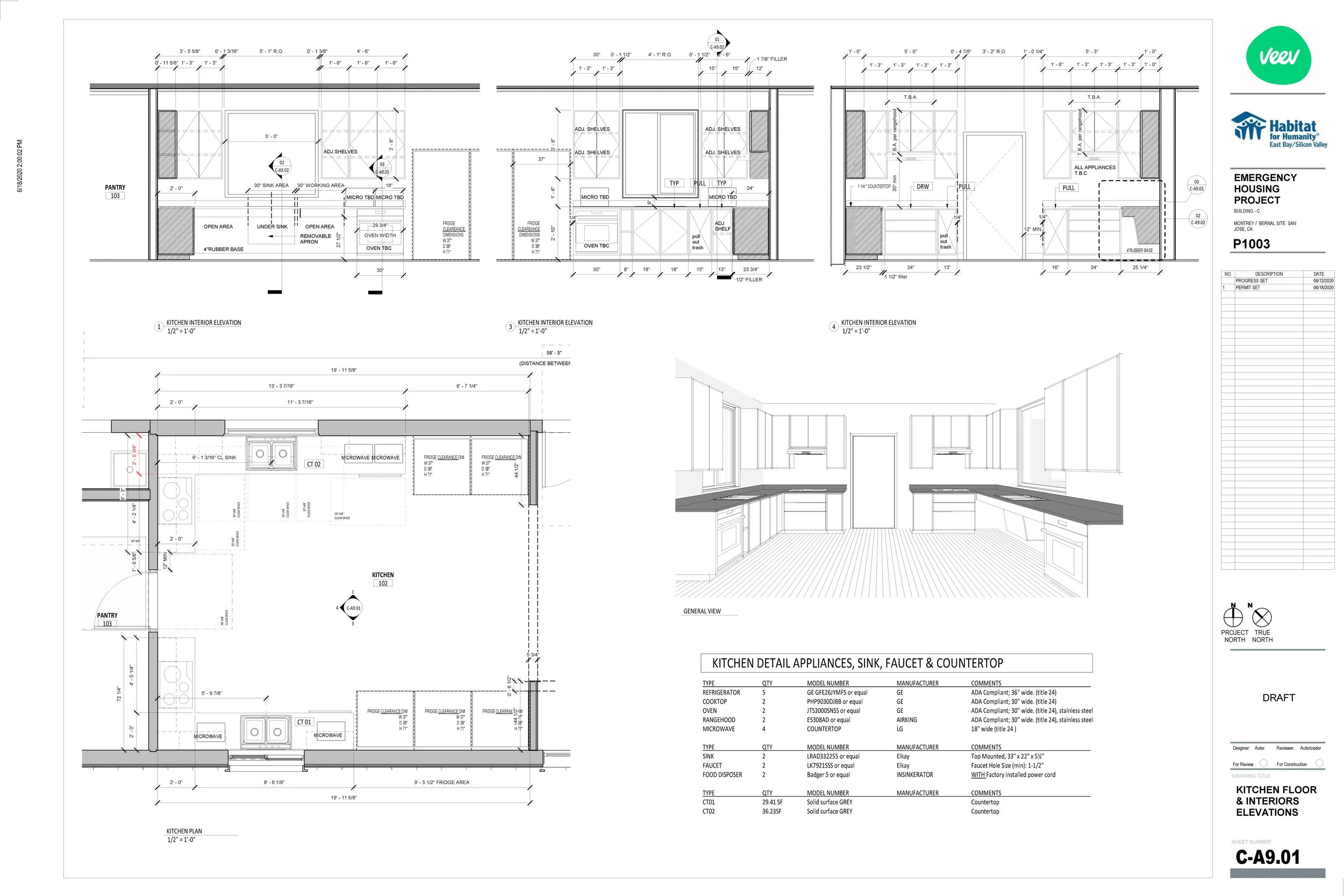 Kitchen interior details