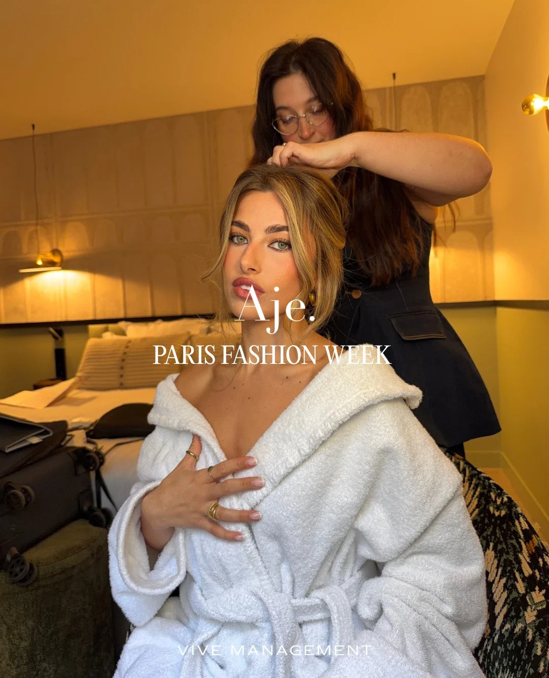 A glimpse into Paris Fashion Week with @lauraelizabe.th with @_aje_ 💋