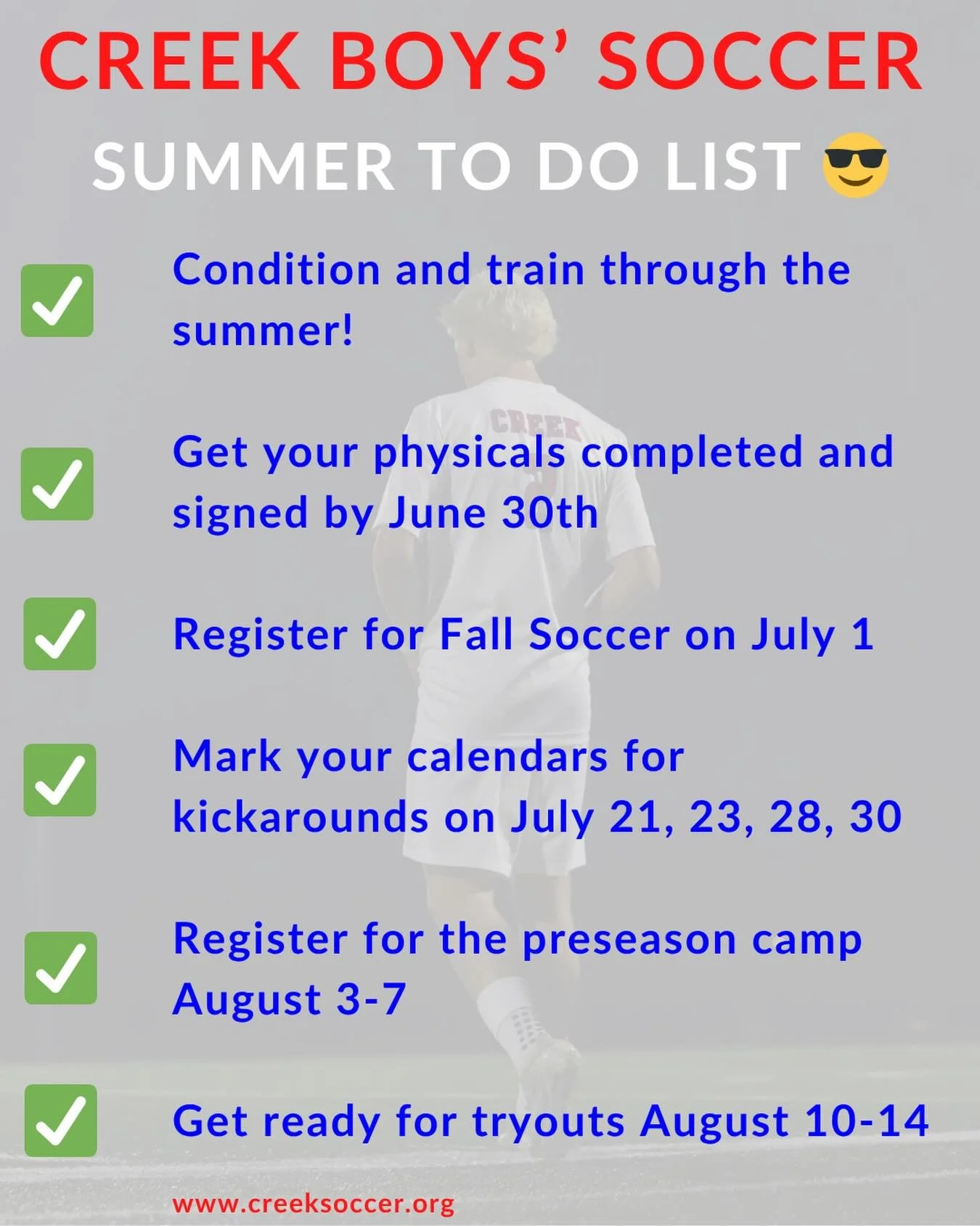 Happy summer! See you in July! 🍒 ⚽️