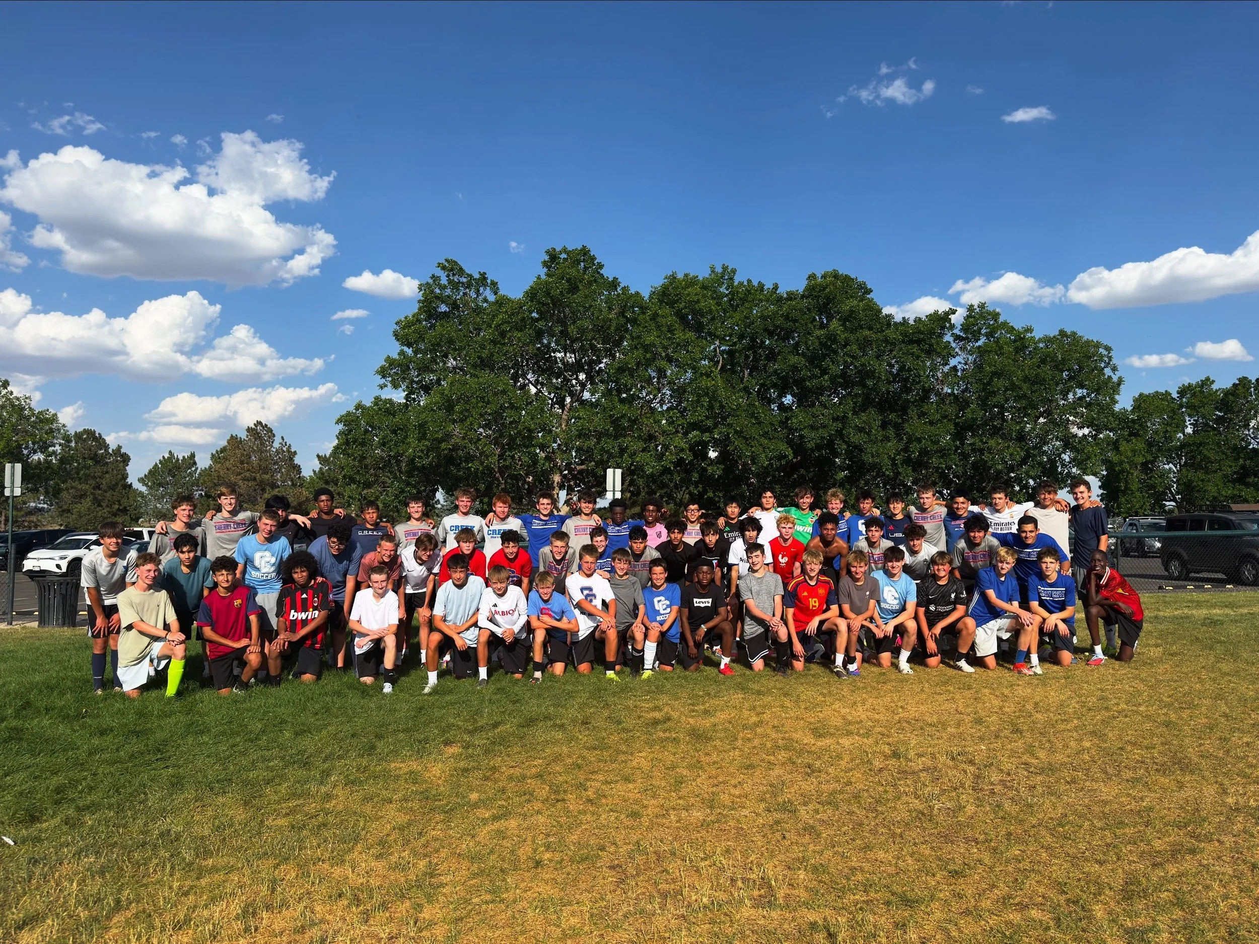 Bruins soccer! Great turnout at kickarounds! See you next week for camp ⚽️ 🐻 🍒