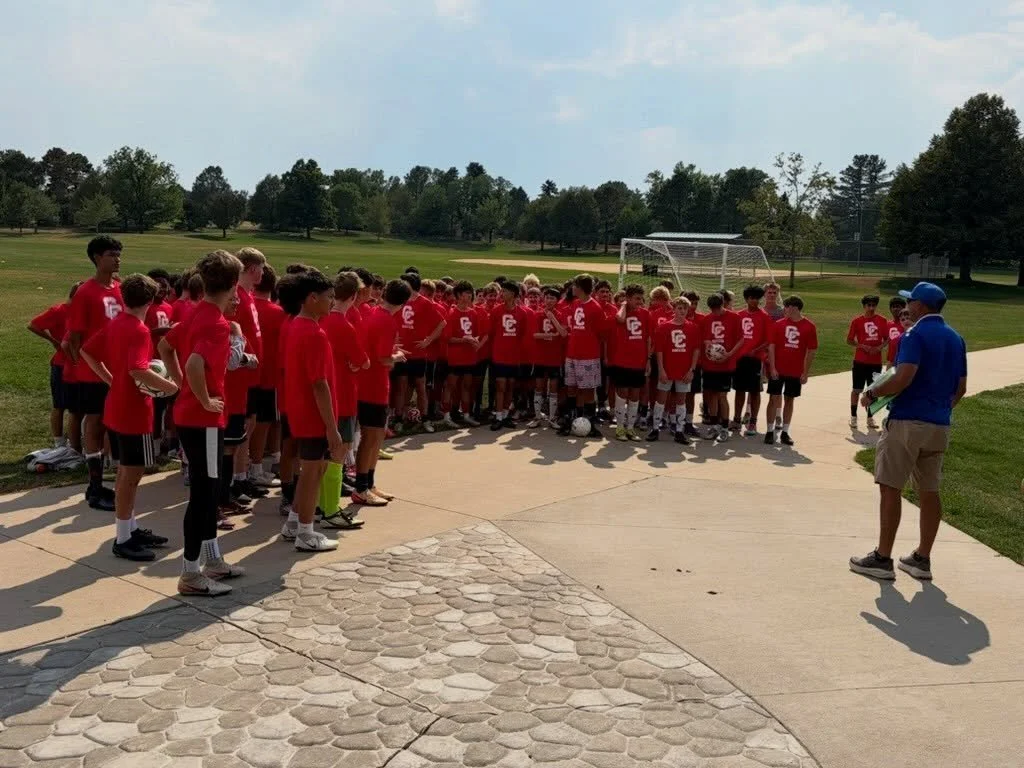 Great first day of camp, Bruins soccer! Reminders: Camp is 4 PM to 5:30 PM. Wear your red camp T-shirt and bring plenty of water.