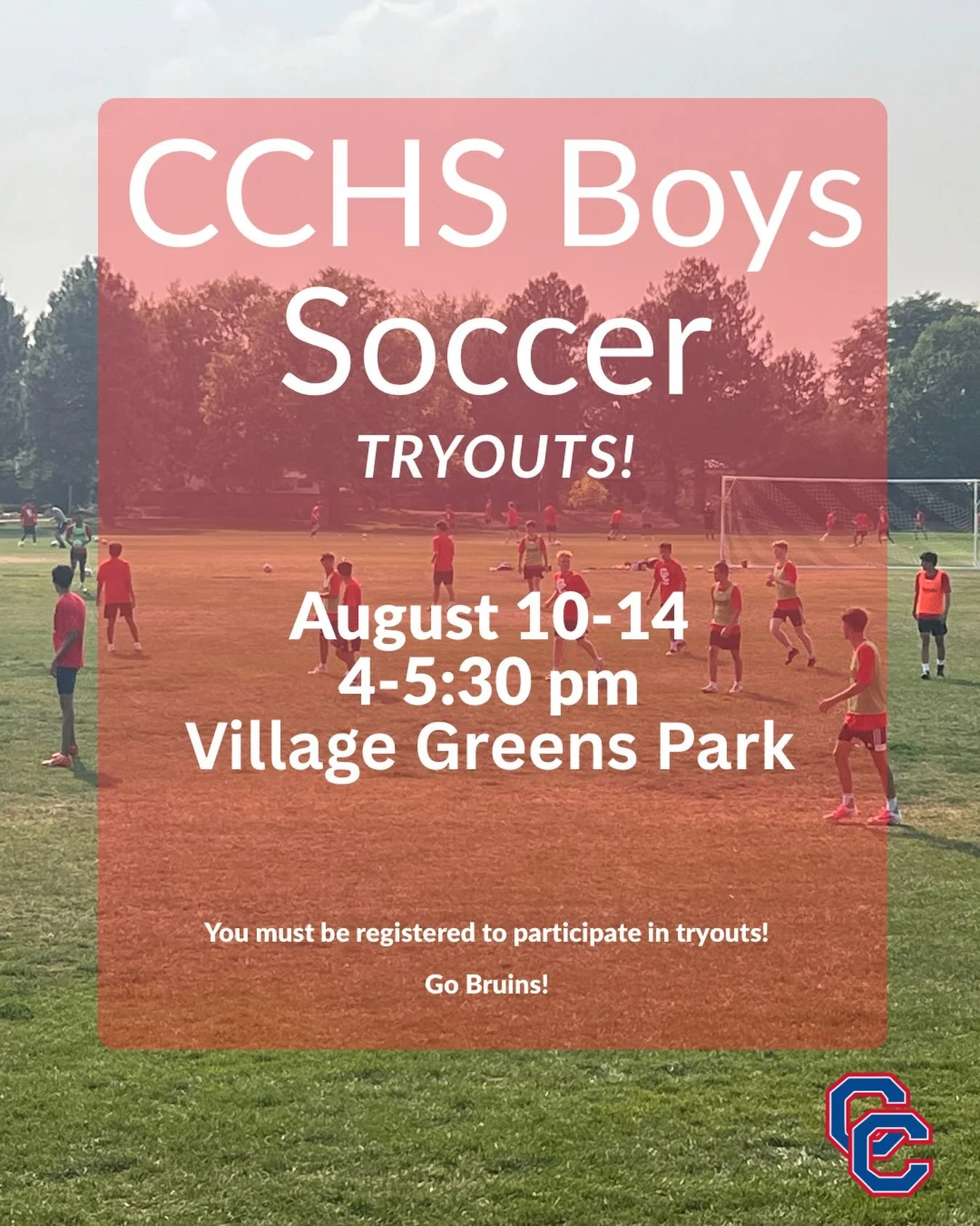 Tryouts are next week! Please remember that you must have completed registration in advance to participate in tryouts. This cannot be done onsite. If you need assistance with registration, please contact the Arbiter Help Desk at 1-800-311-4060 or reg