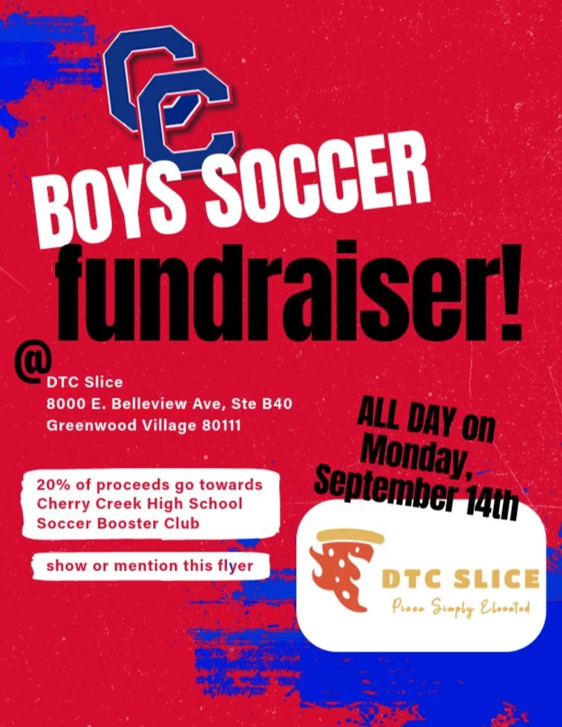 Support Creek soccer at @dtcslice on Monday!
Lunch 🥗 🍕 ✅
Dinner 🥗 🍕 ✅ 
Dessert 🍪 ✅