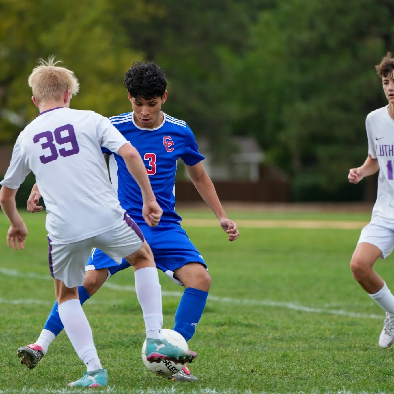 Three games for the Scarlet Team

Creek vs. Chapperal 8-0
Creek vs. Lutheran 2-2
Creek vs. Regis 1-1