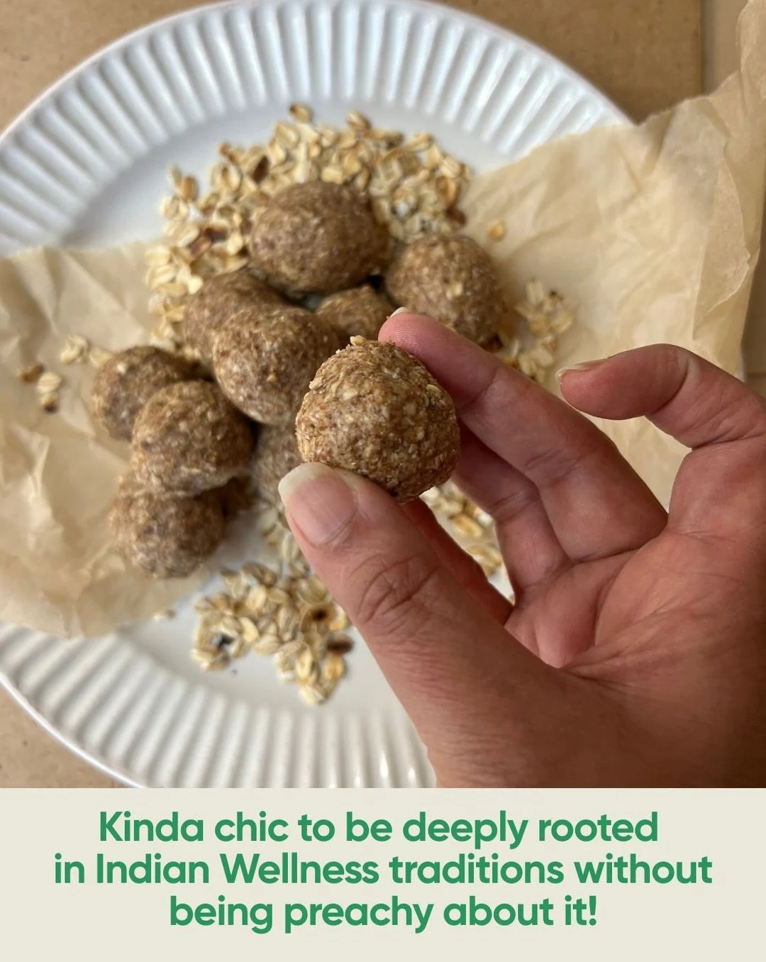 Kinda Chic Na!!!!!

[kinda chic, Trailblazing Kitchen, healthy snacking, Indian heritage, wellness, heritage recipes, clean eating, wholesome snacks, plant based, nutritious food, mindful eating, healthy lifestyle, modern wellness, traditional ingred