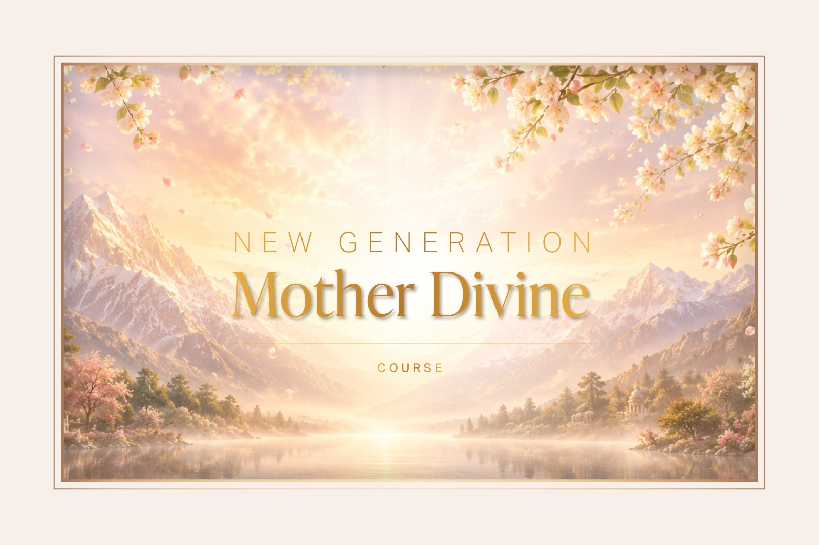New-Generation Mother Divine Course 5th December 2026 - 5th June 2027