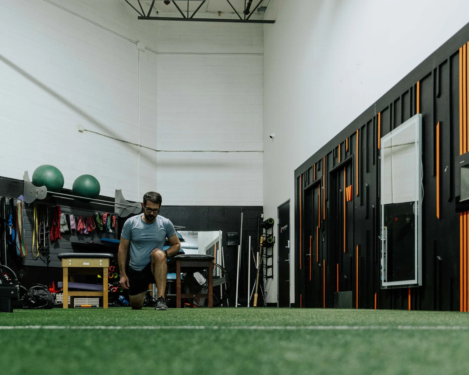 Akram Hameed preparing for training at Glory Gains in Scottsdale