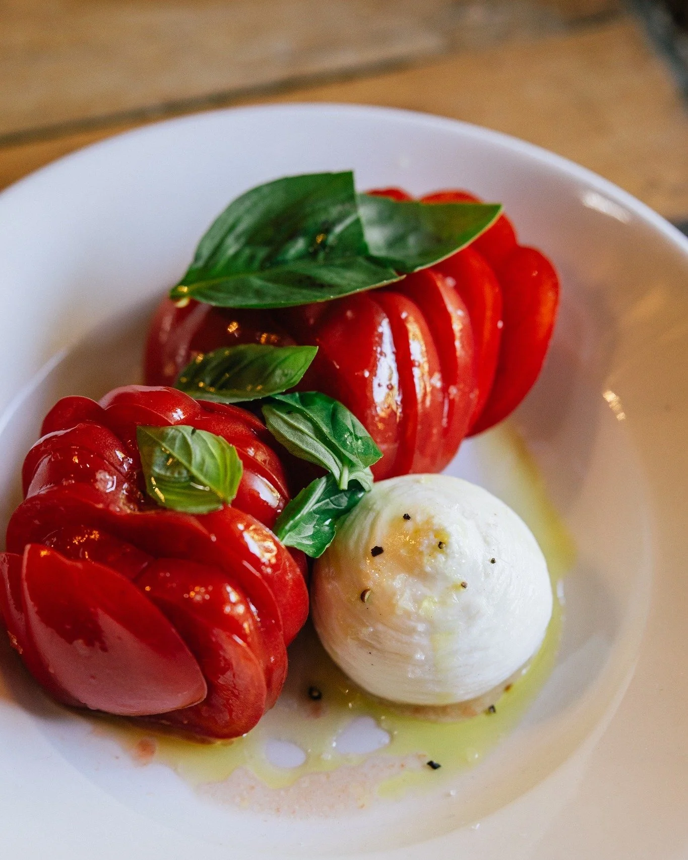 Ripe tomatoes, creamy ricotta &amp; fragrant basil - proof that the best flavours come from quality ingredients and careful preparation - Simple, done right.

#canberrawedding #visityassvalley #events #caterer #yassvalley #canberraeats #yassvalleycat