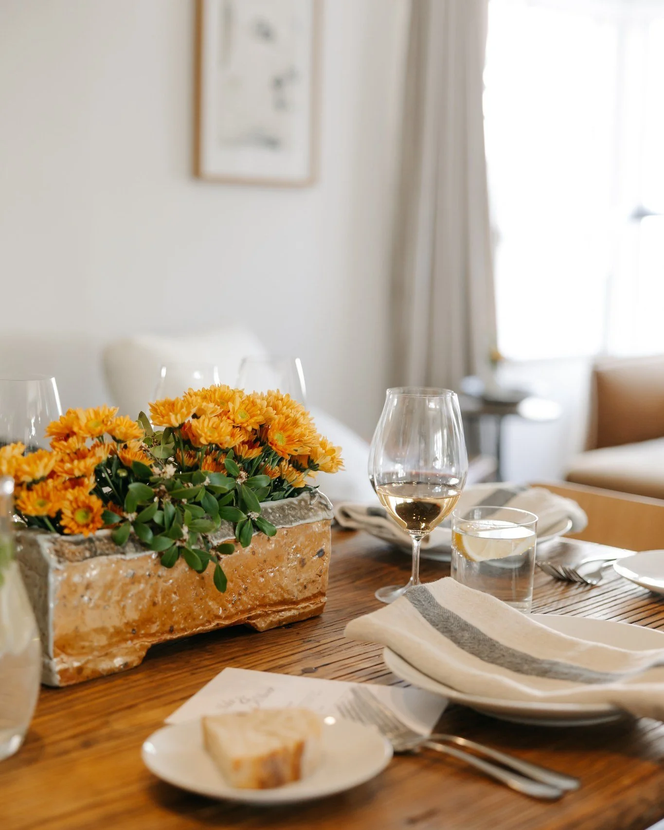 At the heart of every unforgettable event is thoughtful detail. Bright florals, warm textures, and a table that invites guests to relax and savor the moment. We believe great catering is about more than just food - it&rsquo;s about creating an atmosp