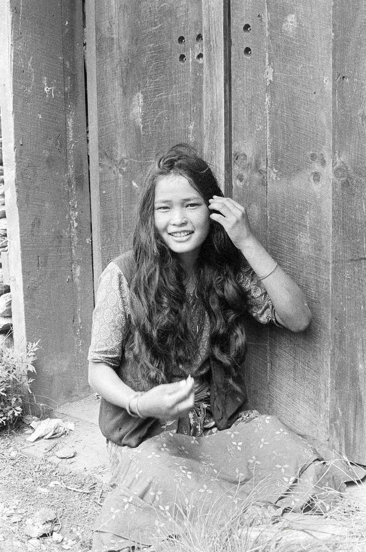  A beautiful young woman, at the hospital to care for her father