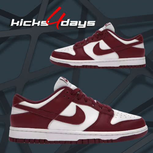 Nike Dunk Low White/Burgundy