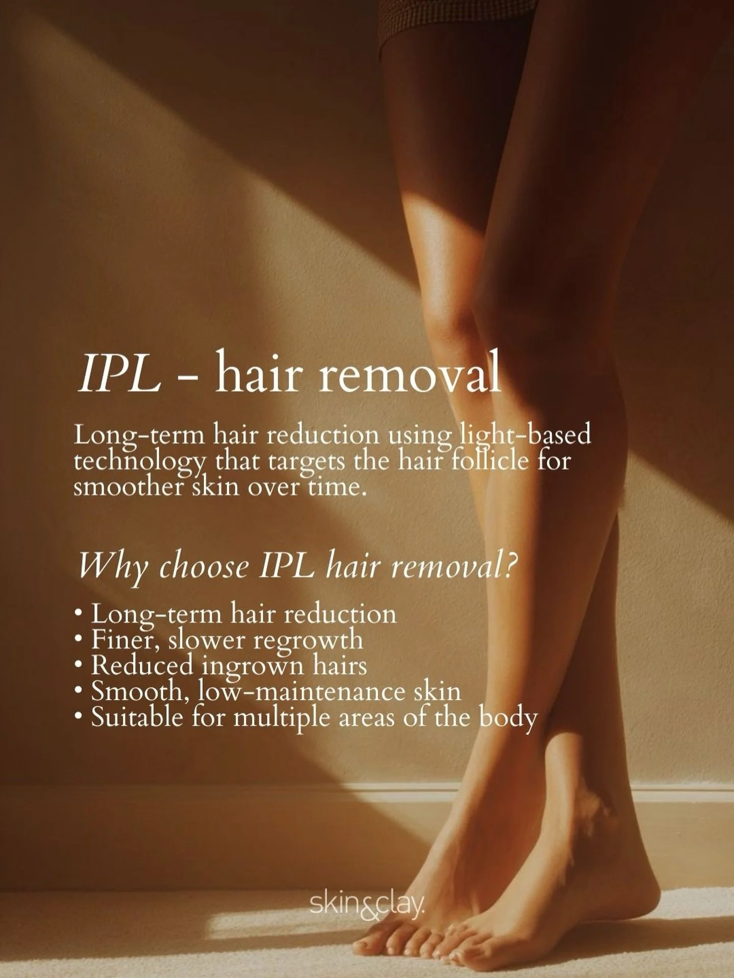 IPL hair removal is about consistency, precision, and correct treatment planning.
Smooth skin doesn&rsquo;t happen overnight &mdash; but it does happen with the right approach. 

#iplhairremoval
#smoothskin
#hairreduction
#skinconfidence
#byronbay