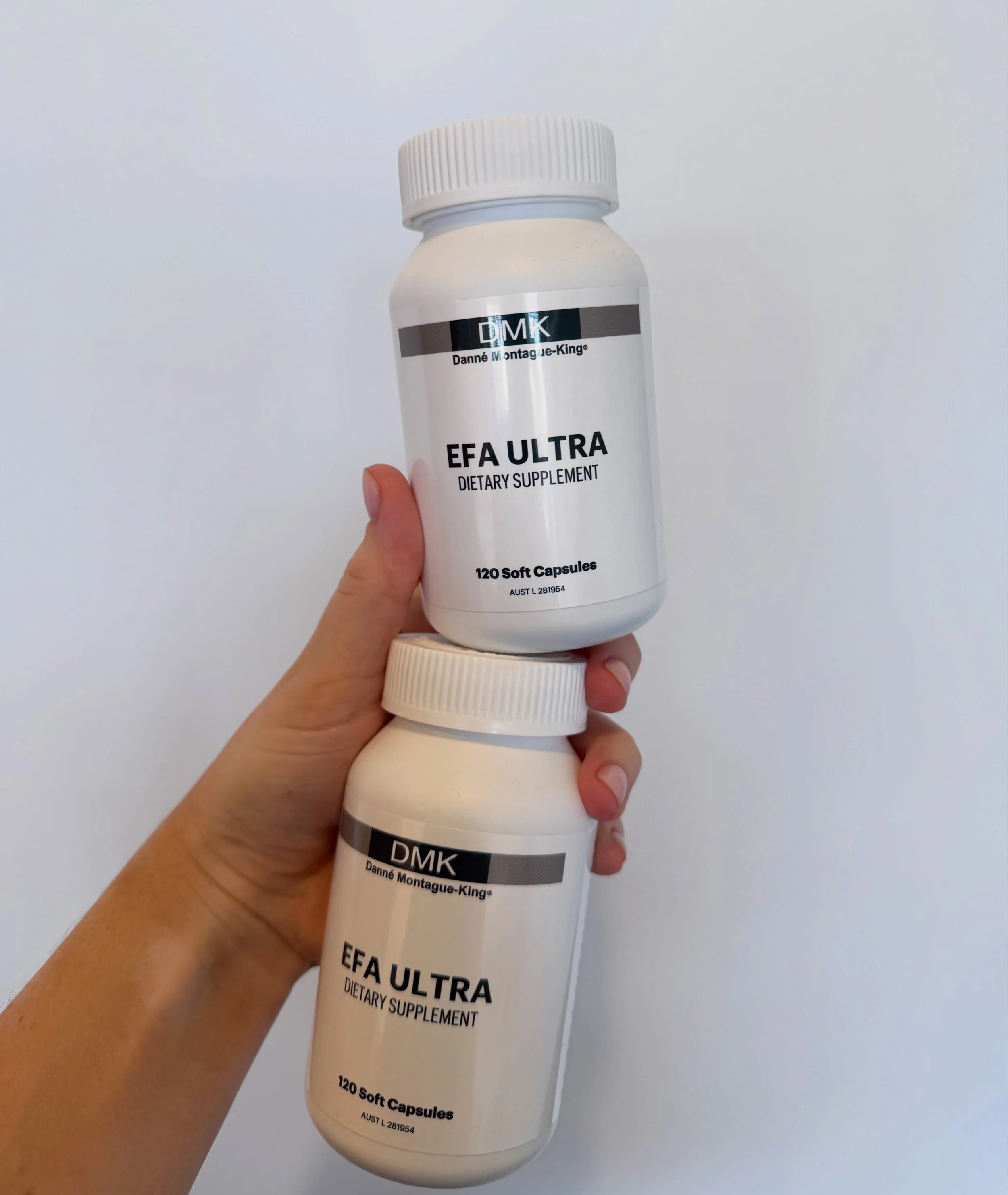 Why is DMK EFA Ultra so good? ✨

It nourishes your skin from the inside out, helping to strengthen the skin barrier, boost hydration and calm inflammation for healthier, more resilient skin. 🤍

Now available in salon&mdash;but be quick&hellip; it al