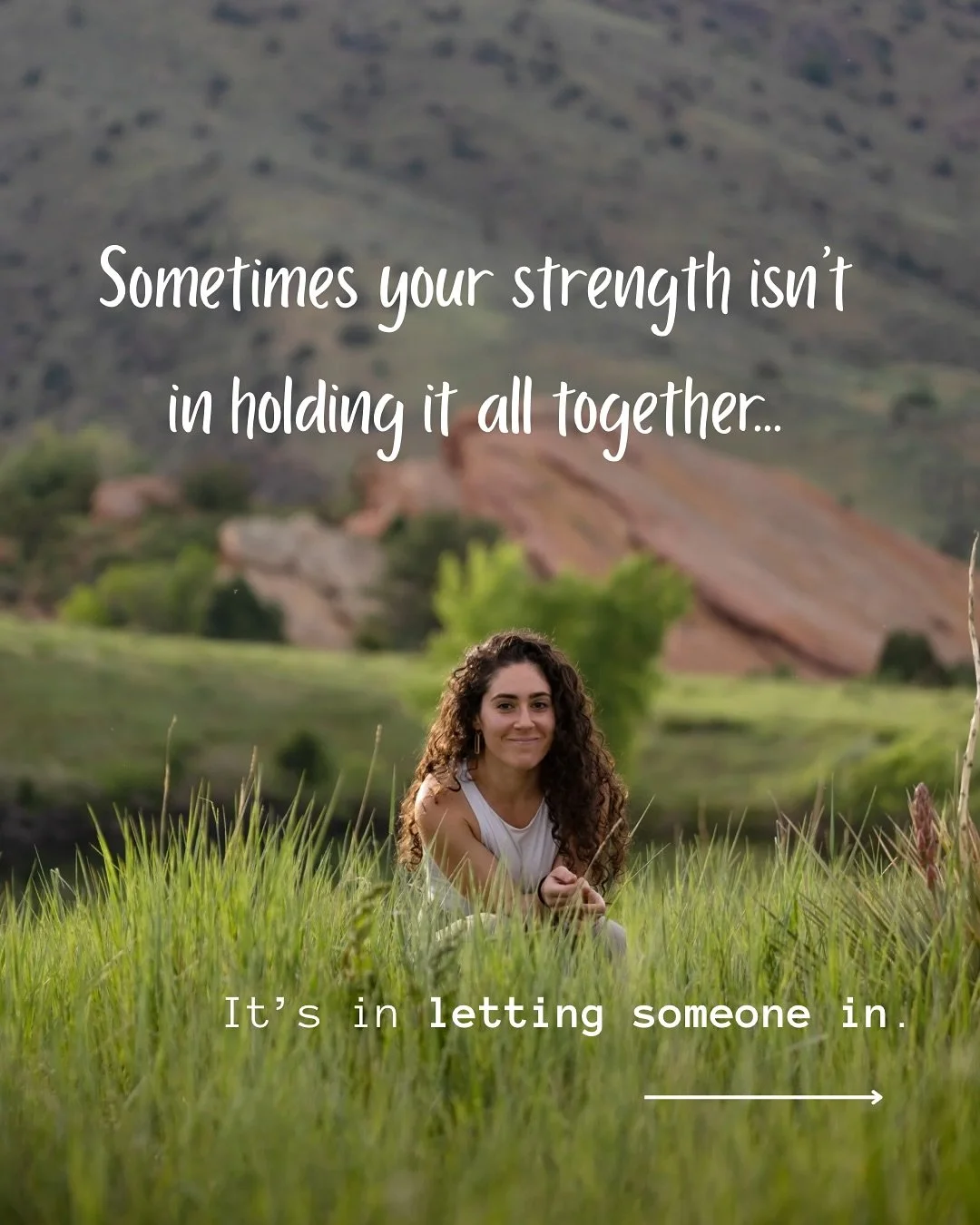 Strength isn&rsquo;t about pushing your feelings down and pretending they&rsquo;re not there.
It&rsquo;s about turning toward what you feel, even when it&rsquo;s messy, uncomfortable, or unfamiliar.

It takes courage to face what&rsquo;s real.
To fee