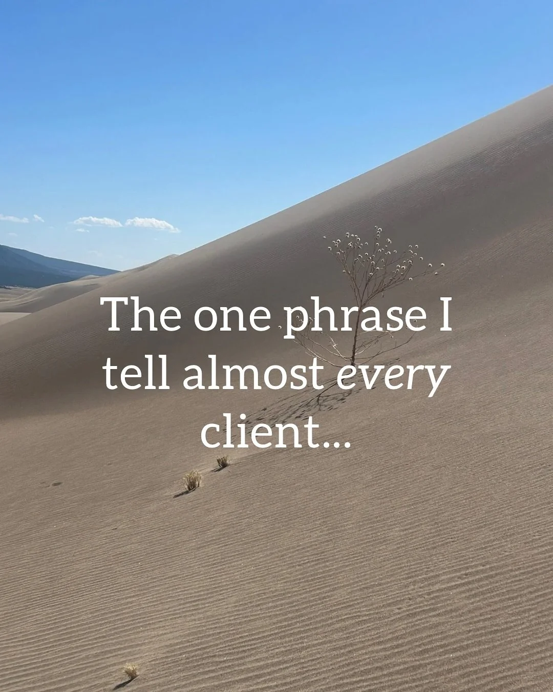 The one phrase I tell almost every client:
&ldquo;Sometimes it feels worse before it feels better.&rdquo;
That doesn&rsquo;t mean you&rsquo;re broken.
It doesn&rsquo;t mean therapy isn&rsquo;t working.
It just means you&rsquo;re finally turning towar