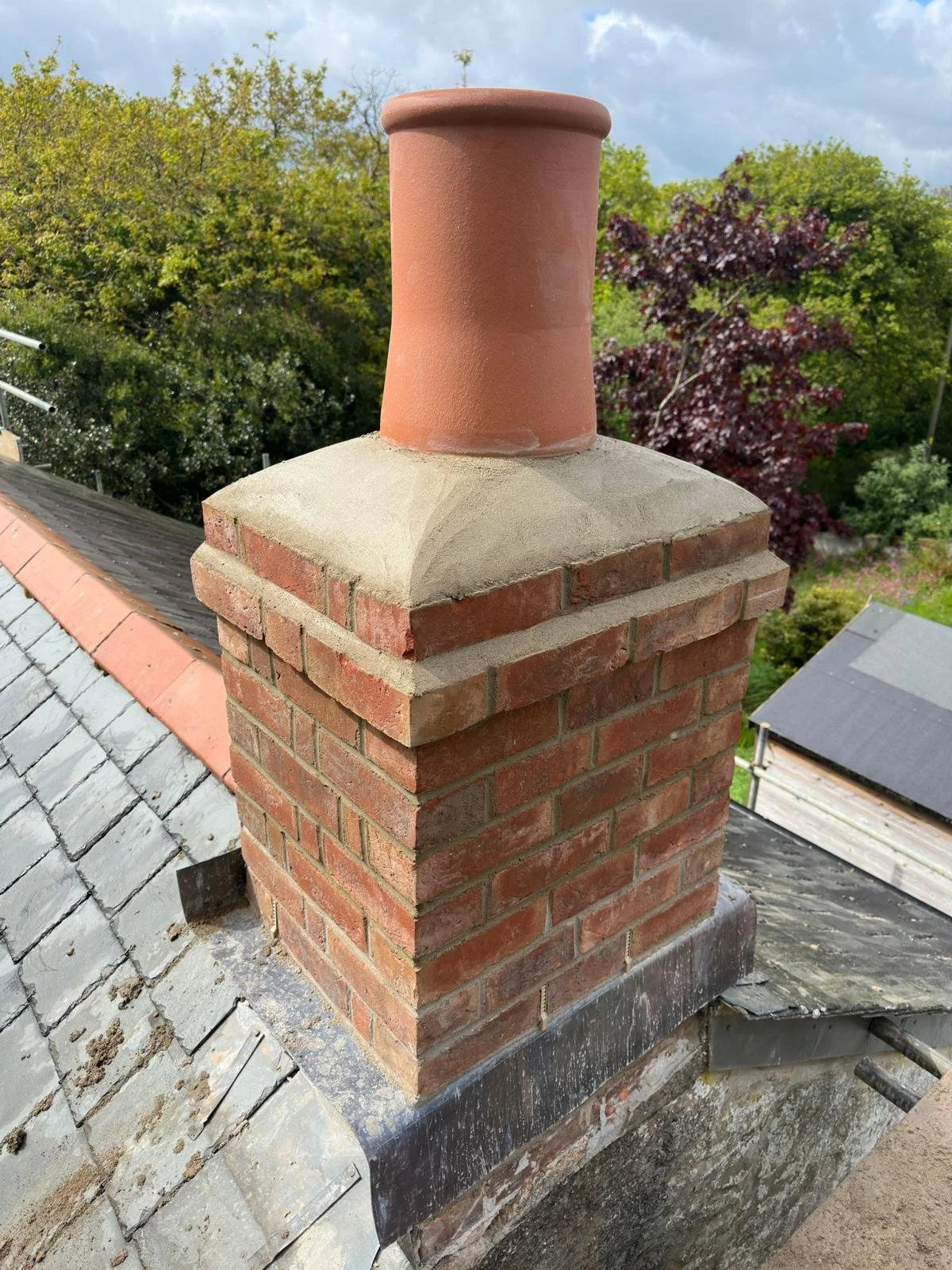 Chimney Re-build - Saint Breward