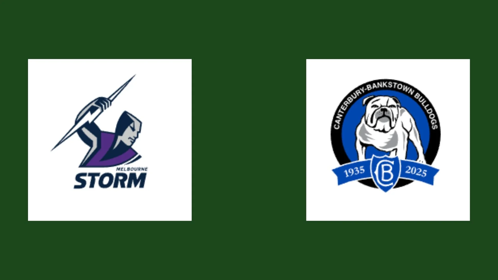 NRL FINALS STORM v BULLDOGS