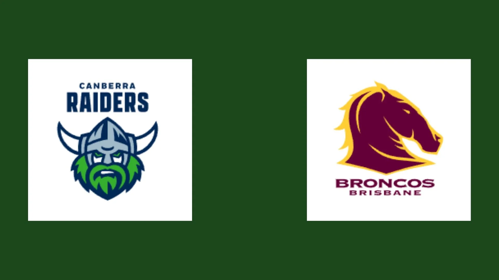 NRL FINALS RAIDERS V BRONCOS
