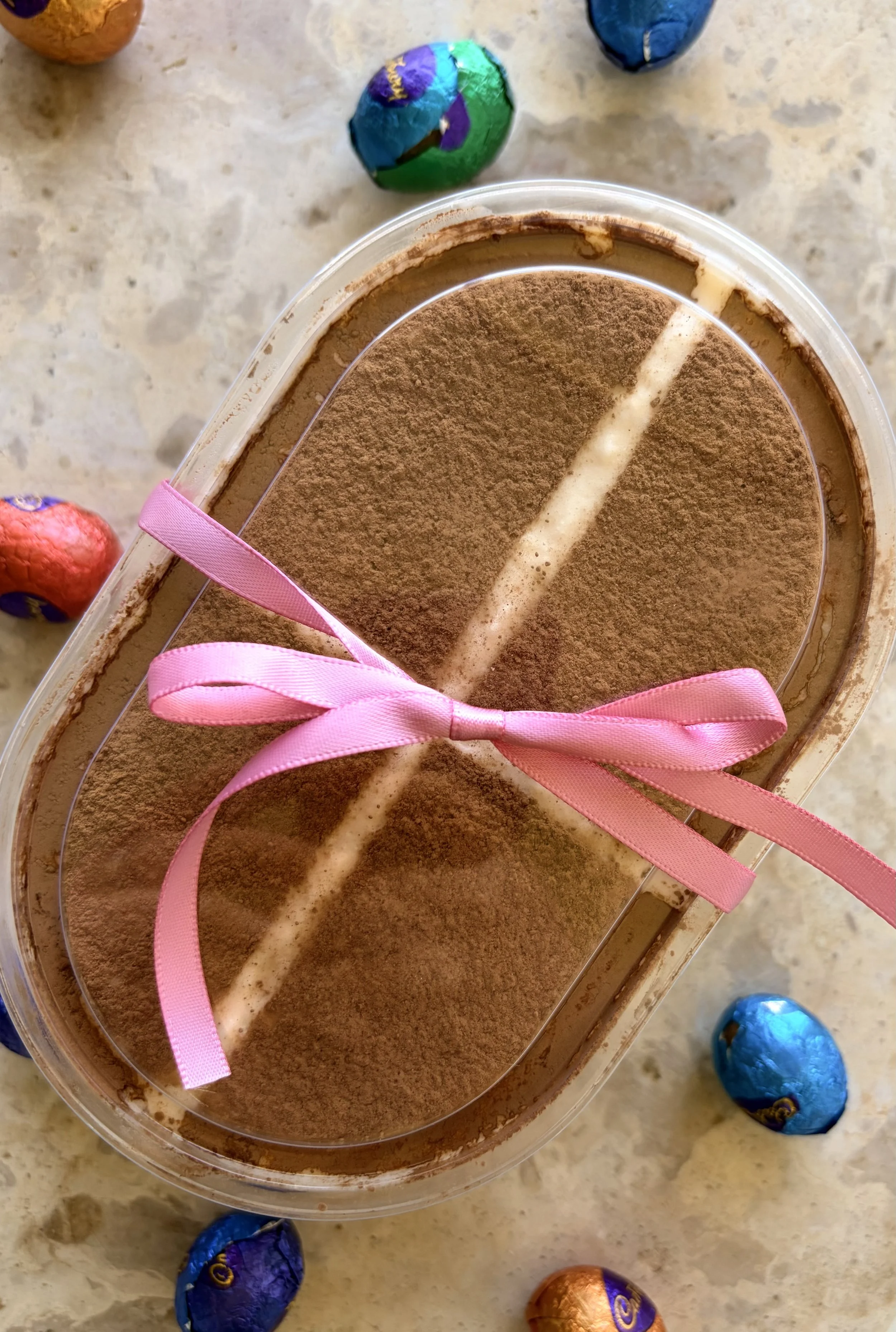 Hot Cross Bun Tiramisu Tub