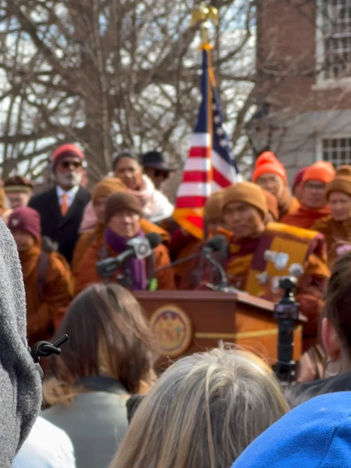 The Walk for Peace, a 120-day, 2,300-mile pilgrimage by Buddhist monks walking from Fort Worth, Texas, to Washington, D.C., to raise awareness of inner peace and mindfulness across America and the world. Moving steadily forward, step by deliberate st