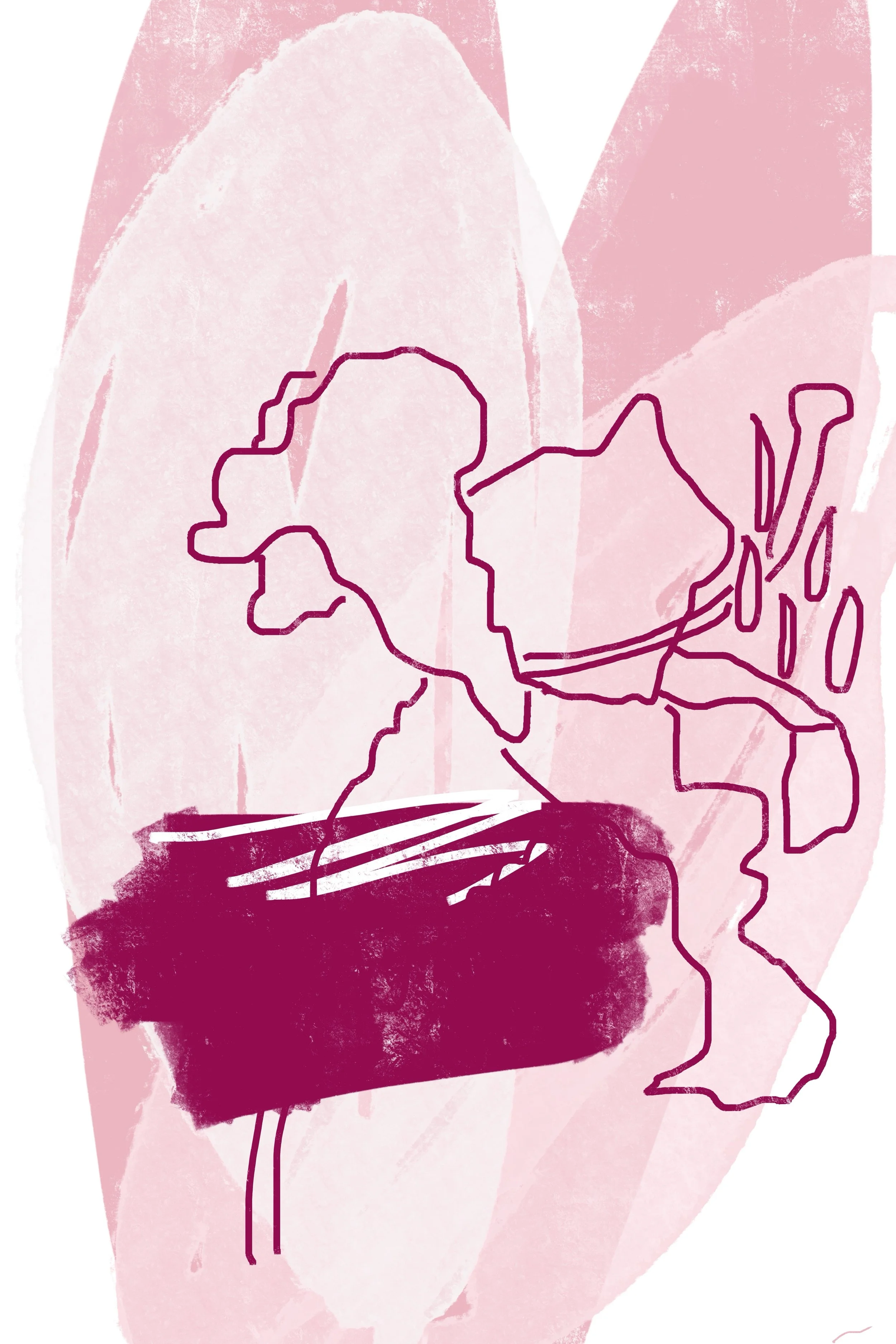 Life Happened and Changed the Flower That I Was III Is a colorful urban whimsical original wall art that explores the charm and energy of city life.