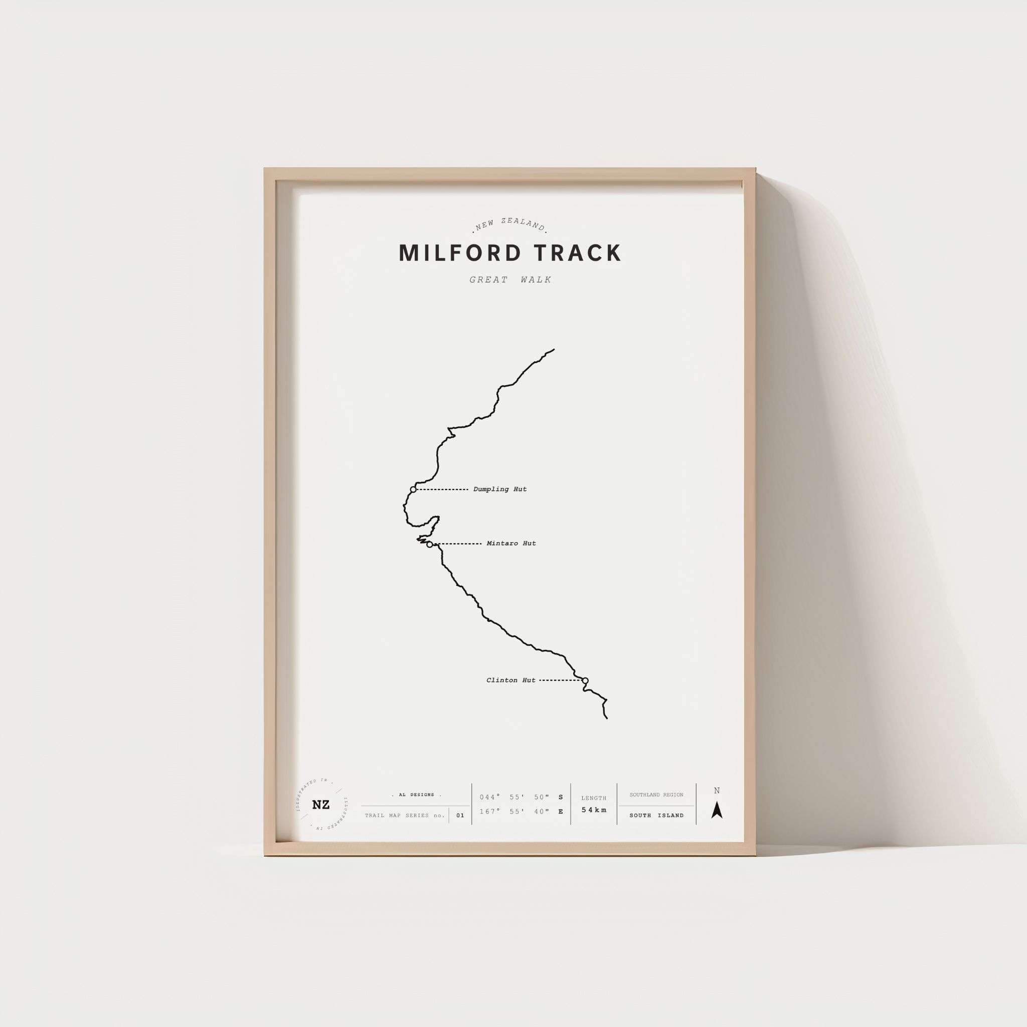 Milford Trail Map