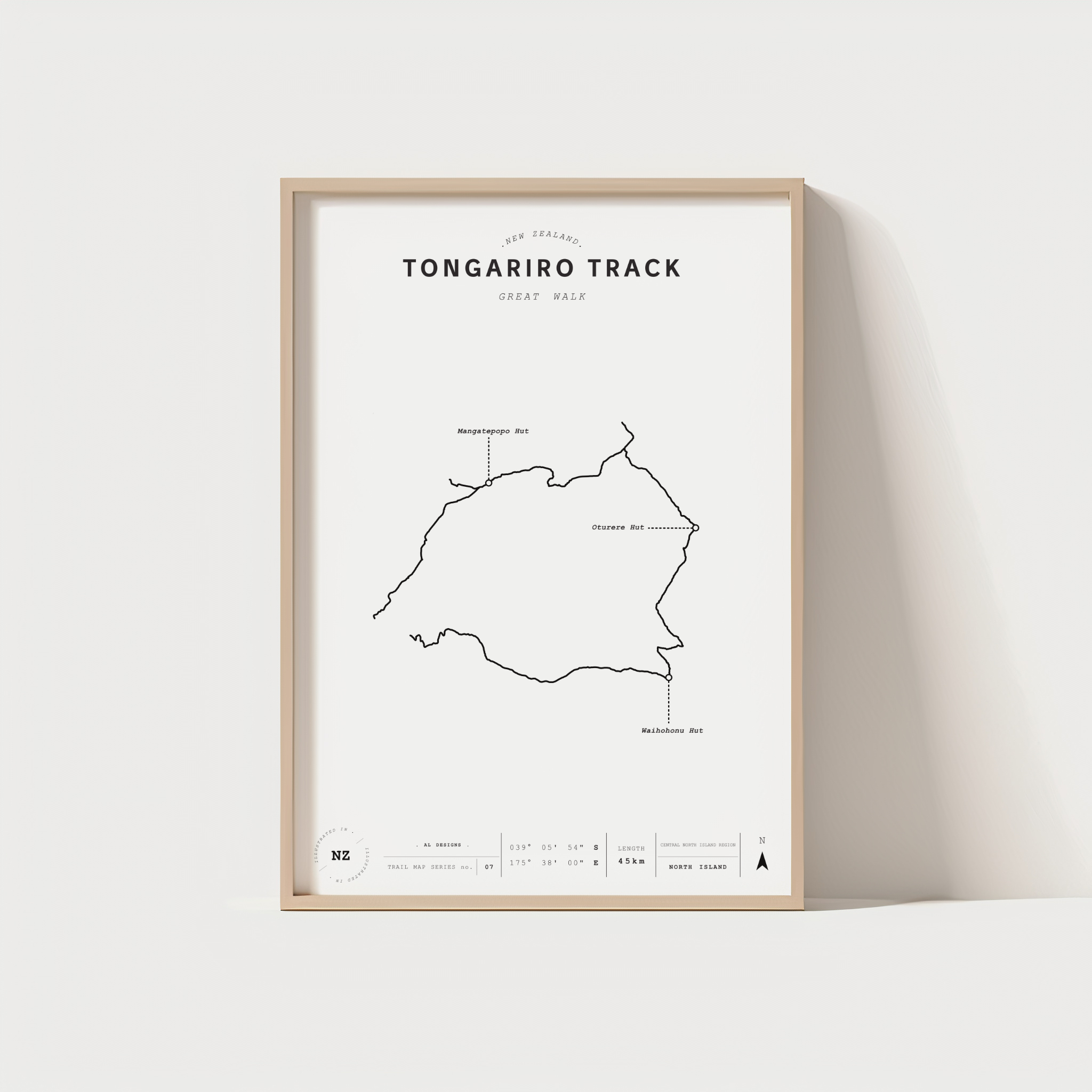 Tongariro Trail Map