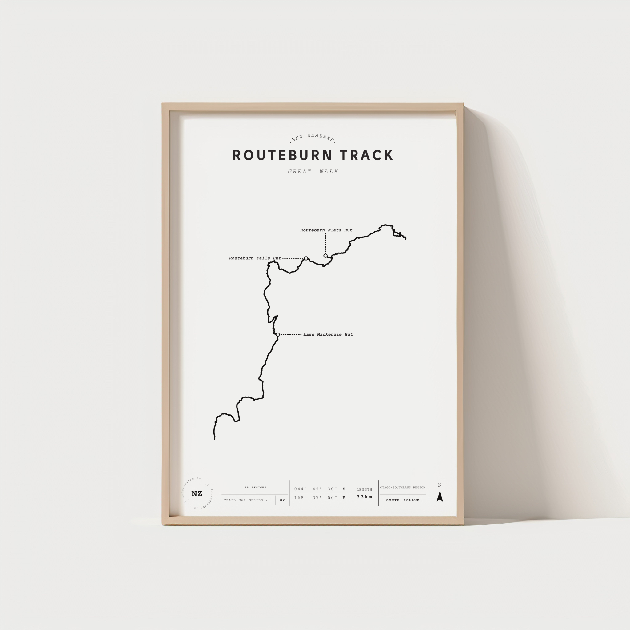 Routeburn Trail Map