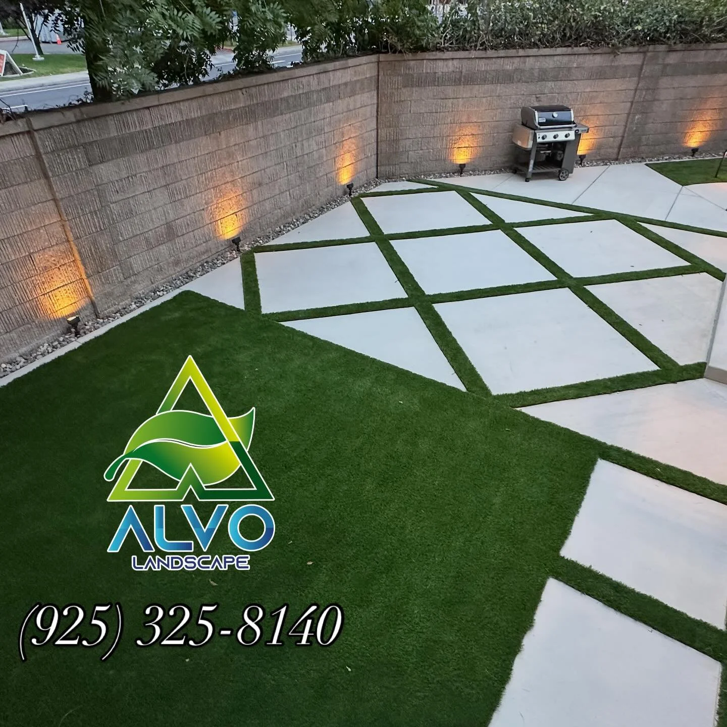 📲 (925) 325-8140
Every Backyard should be beautiful 🤩 and functional 🏡 to create
memories with Loved ones !!! 
Check this backyard we transformed!!
- 3d Design 
-Concrete
-drains
-artificial turf
-Low voltage lighting
- privacy fence , etc....
Now