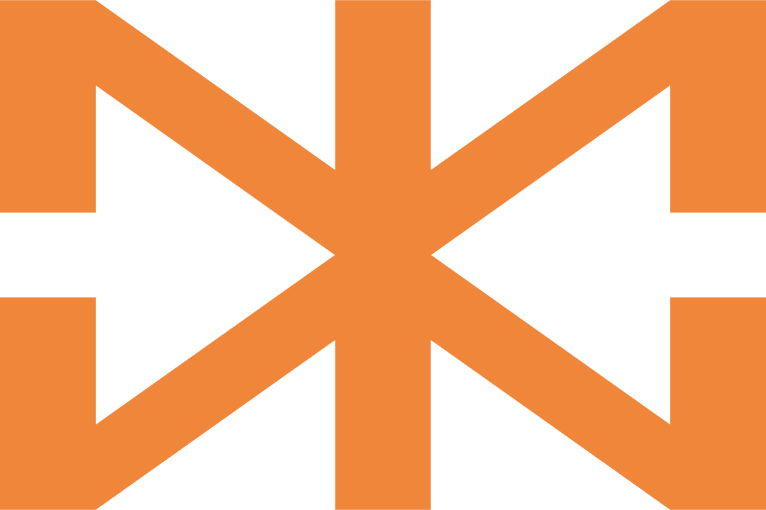 Icono de color naranja de la empresa Link N Connect.