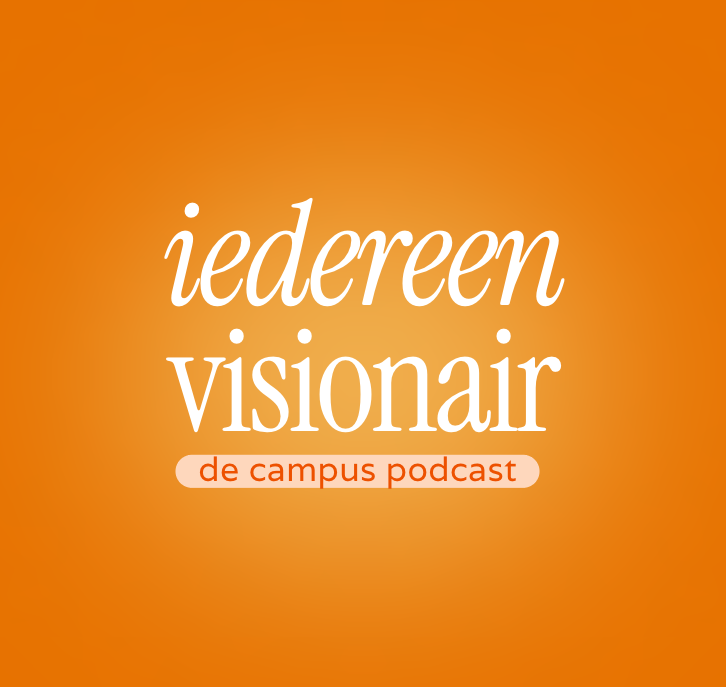 Iedereen Visionair Podcast Cover Oranje