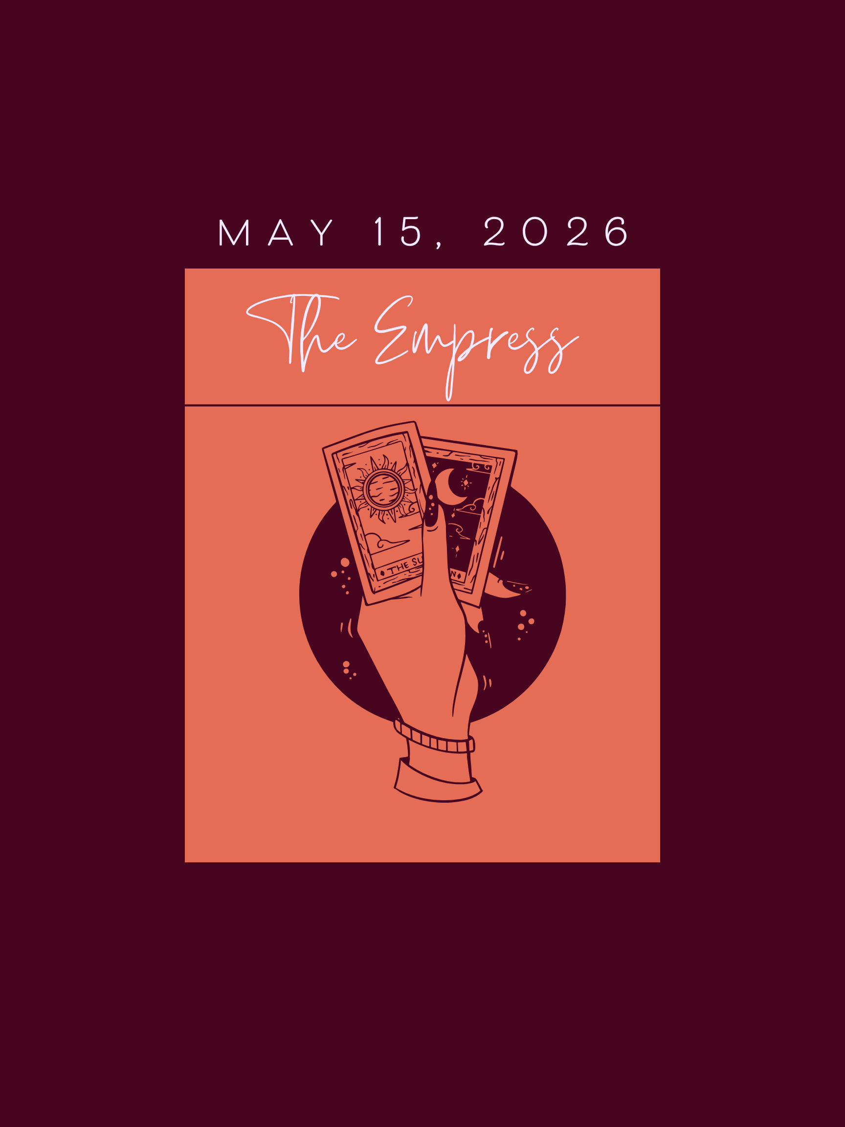 Raven’s Table, May 2026 - Honey & The Empress