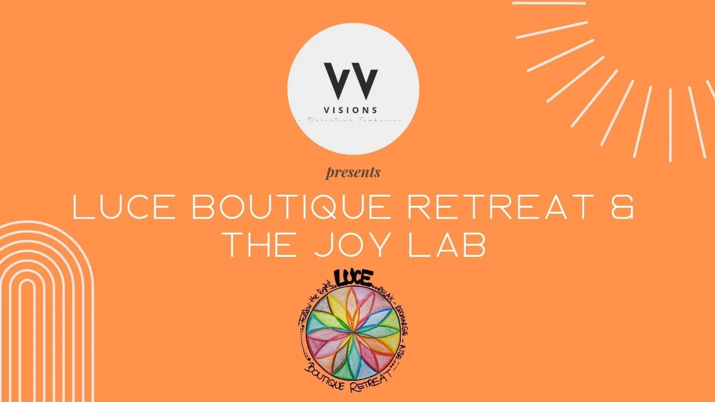 Carissimi Amici, con gioia e sempre tanta emozione, oggi il 7.7.25, Vi presento i nuovi eventi di LUCE BOUTIQUE RETREAT - il mio progetto del cuore diventato realt&agrave;, la mia Azienda VV VISIONS, ed uno spazio di accoglienza, il dehors &quot;THE 