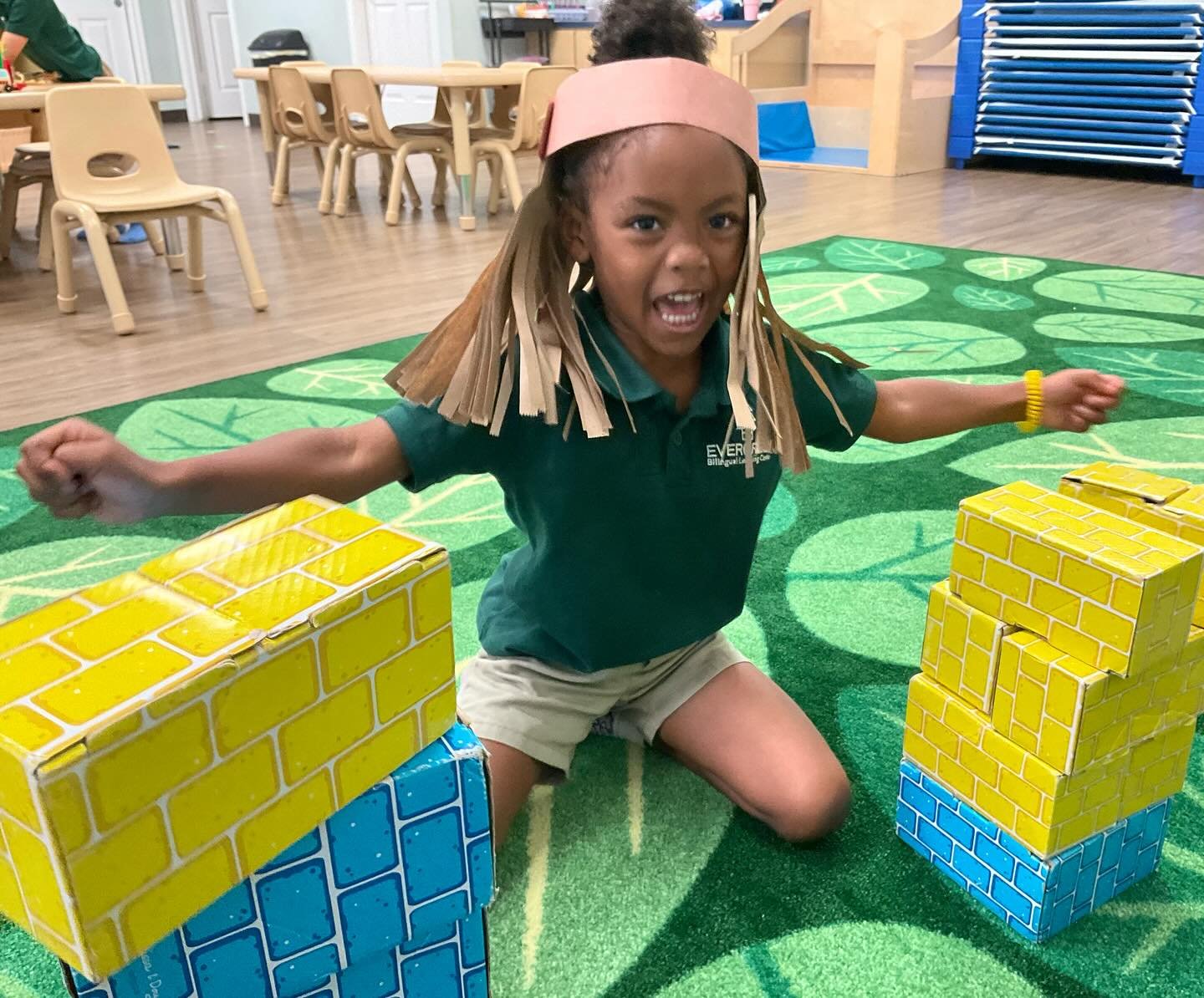 🎭 Dramatic Play + Bible Stories = Meaningful Learning! ✨

This week in our dramatic play area, our little learners are stepping into the story of Samson&mdash;the strong man chosen by God with a special purpose! 💪🦁

Through role play, costumes, an