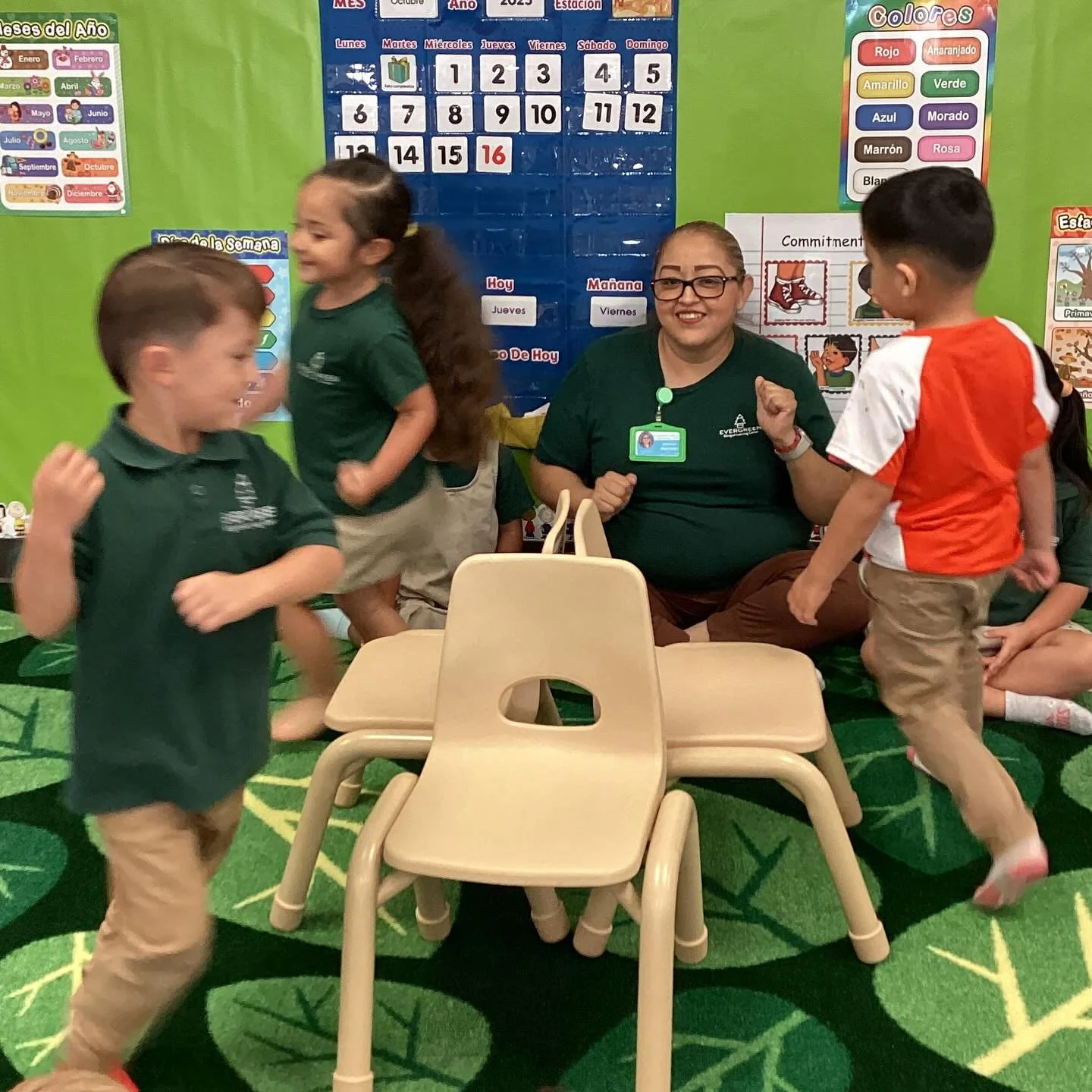 🌿✨ Transitions That Teach! ✨🌿

At Evergreen Bilingual Learning Center, every moment is an opportunity to learn &mdash; even transitions! 🕒

When moving from one activity to another, our teachers use calm and purposeful routines to help children:
?