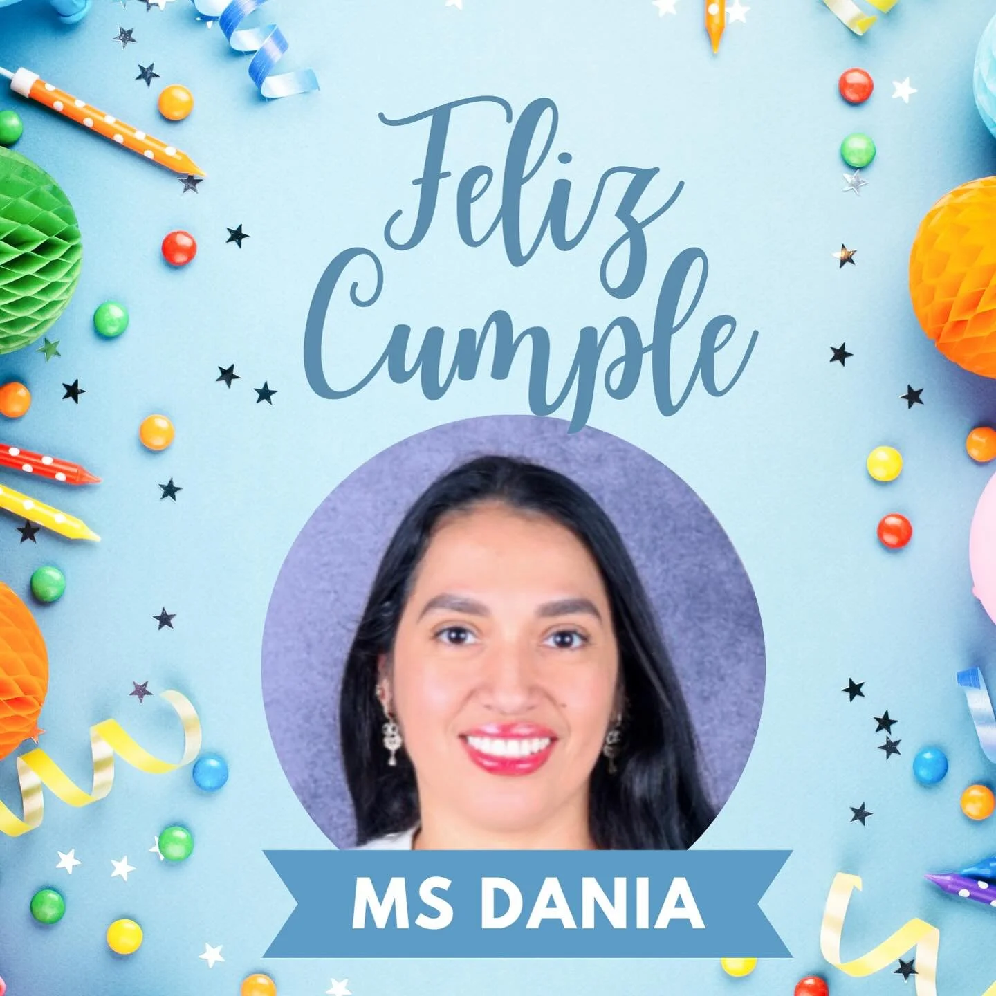 Today we are celebrating Ms Dania! 

Thank you for your hard work and commitment!

We love you and it is a blessing to have you as part of our Evergreen family! 🎂❤️

&iexcl;Feliz Cumplea&ntilde;os!