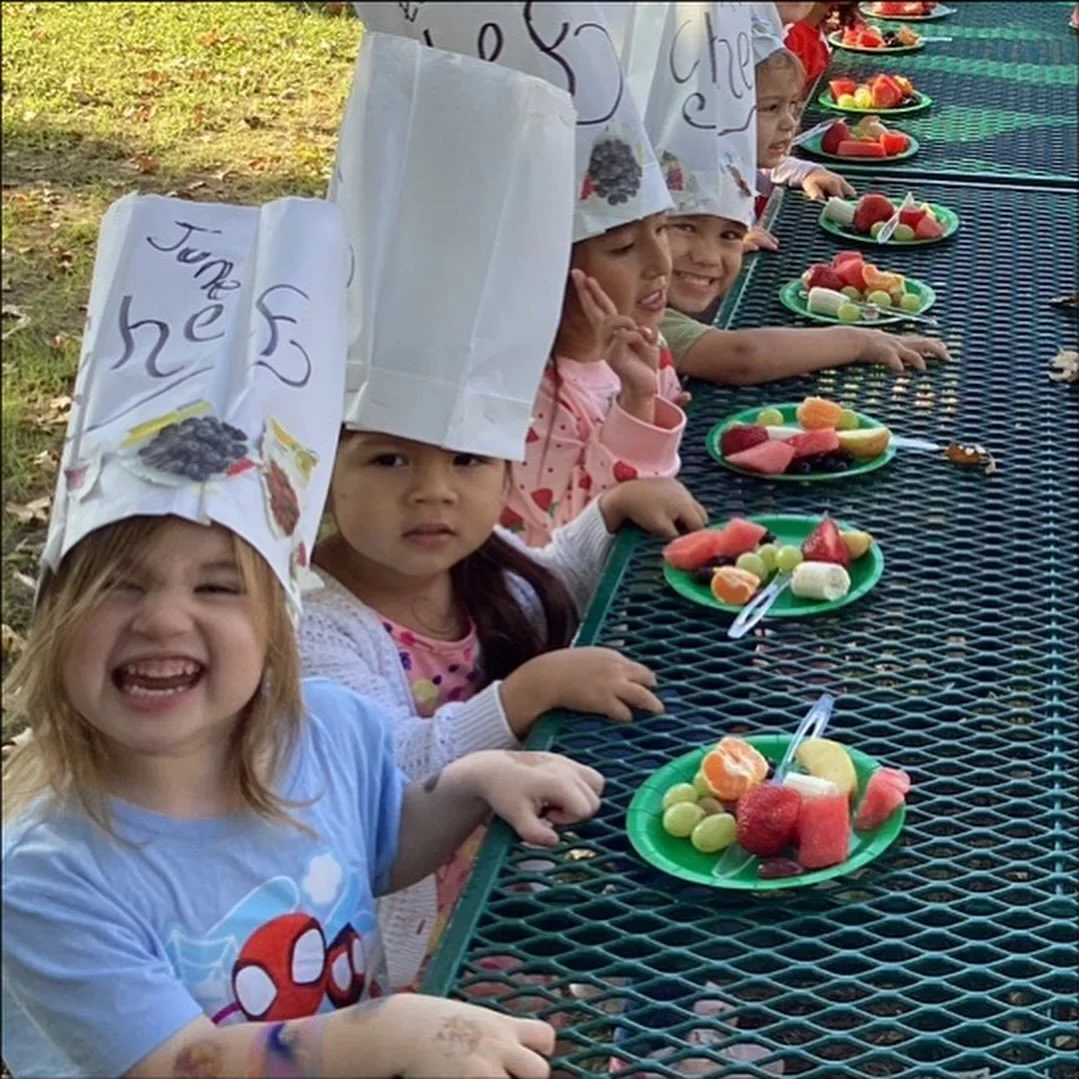 Today was all about our favorite fruits! 🍉
Children brought their favorite fruits for Show and Tell, and together we made a delicious fruit salad. 🥰 They had so much fun cutting, mixing, and tasting their colorful creations &mdash; a sweet way to l