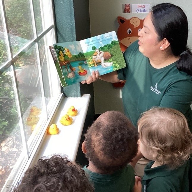 At Evergreen, we lovingly nurture each child&rsquo;s developmental journey. Our caring and experienced team supports important milestones&mdash;walking, talking, building independence in eating and drinking, and joyfully exploring the world around th