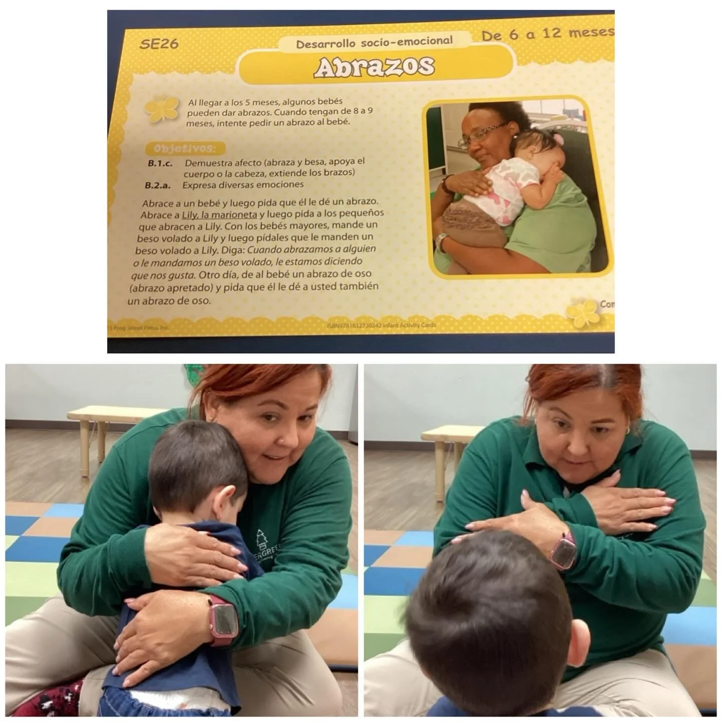 At Evergreen, our infant classrooms use the Frog Street Curriculum &mdash; a research-based program designed to support early development through nurturing relationships and meaningful learning experiences.

✨ What is Frog Street for Infants?
It is a