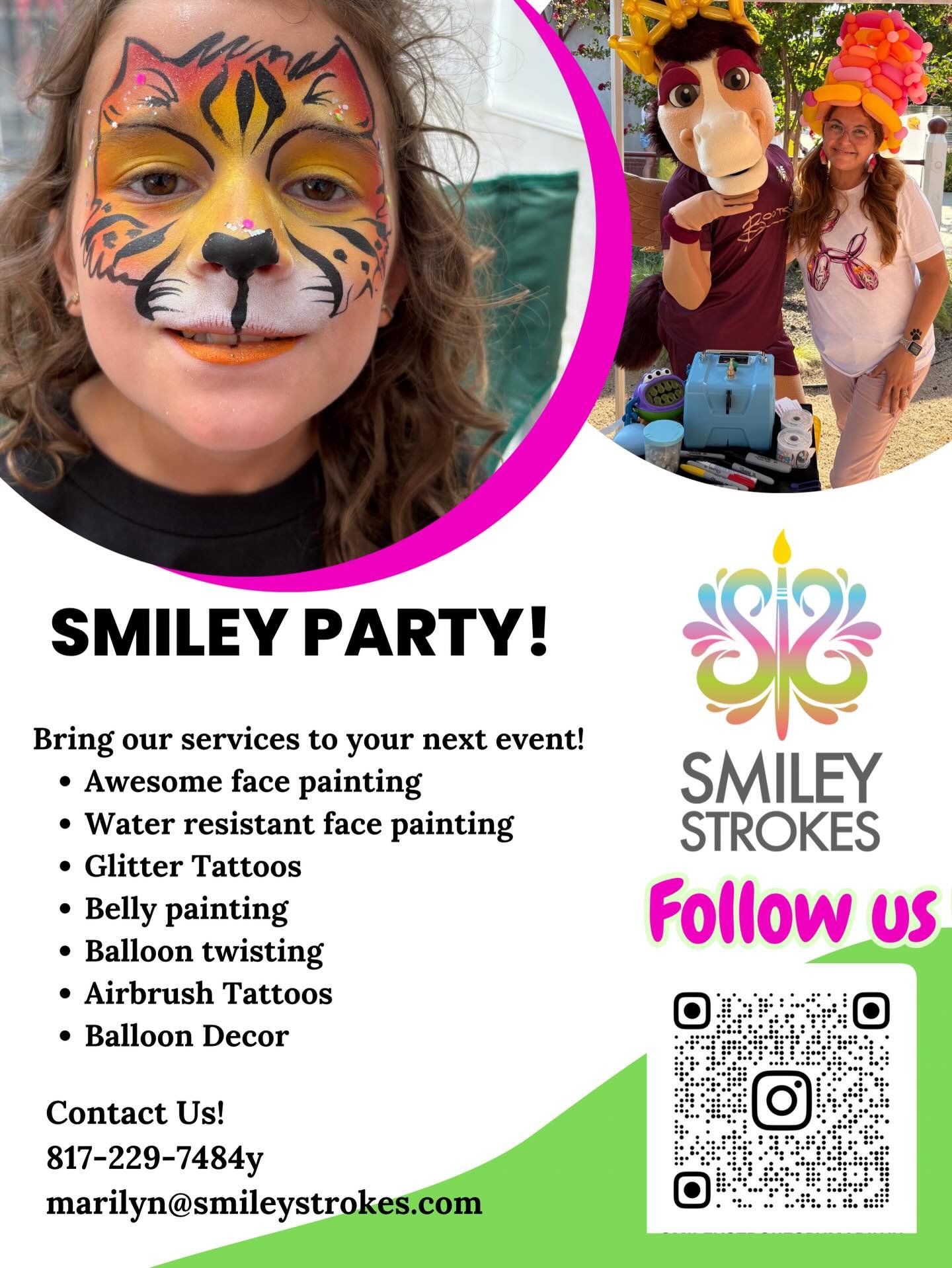 🌸 Spring Festival Vendor Spotlight 🌸

We are excited to announce one of the amazing local vendors joining us at our Spring Festival! Supporting local businesses means supporting families and our community. 💛
@smileystrokesbymarilyn is a family-own