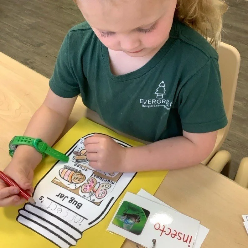 At Evergreen, creative writing is more than just putting words on paper&mdash;it&rsquo;s about bringing language to life! 🌈

Our children use the words they already know to create their own ideas, stories, and expressions. As they write, they make m