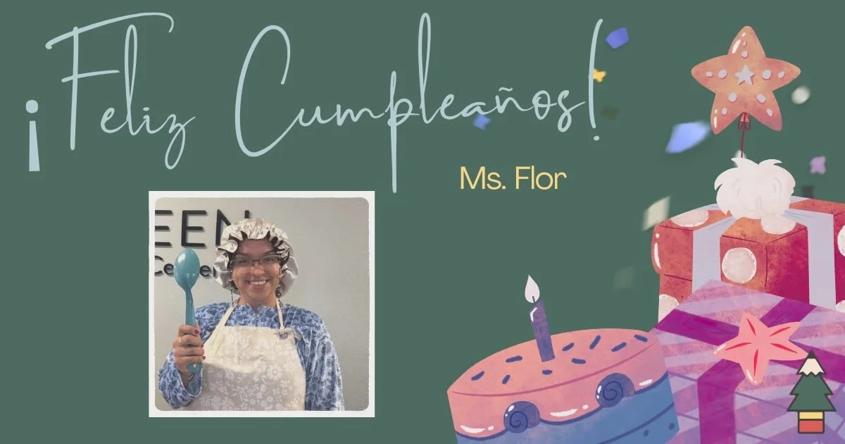 Today we are celebrating Ms Flor! 

Thank you for your hard work and commitment!

We love you and it is a blessing to have you as part of our Evergreen family! 🎂❤️

&iexcl;Feliz Cumplea&ntilde;os!