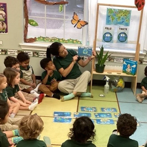 Story time is not just a moment to sit and listen&mdash;it&rsquo;s a full sensory experience that brings learning to life.

During story time, teachers intentionally create an environment where children can see, hear, feel, and sometimes even move al