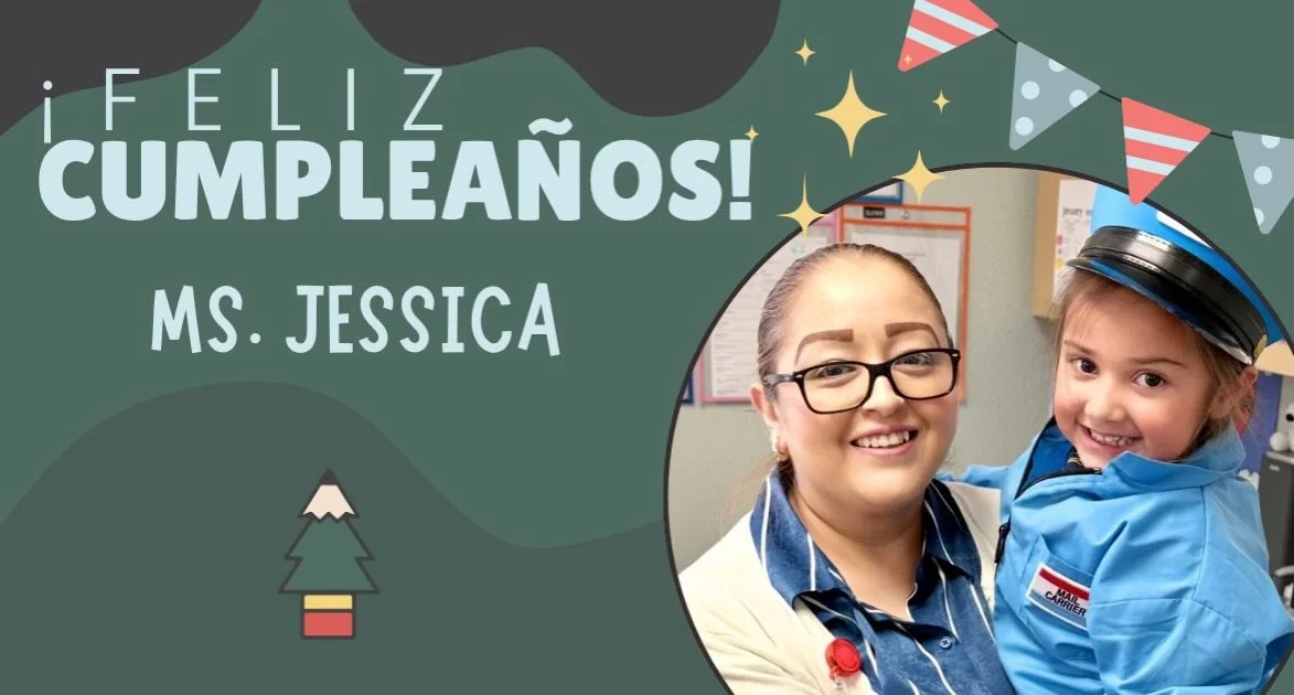 Today we are celebrating Ms Jessica! 

Thank you for your hard work and commitment!

We love you and it is a blessing to have you as part of our Evergreen family! 🎂❤️

&iexcl;Feliz Cumplea&ntilde;os!