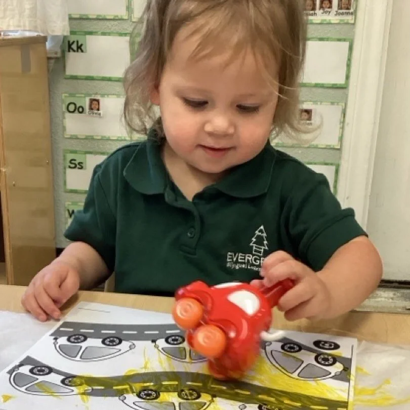 This week our explorers are learning about the exciting world of transportation! Through hands-on activities, imagination, and language practice, children are discovering all the different ways we travel and move around the world. 🌎

🎨 Painting wit
