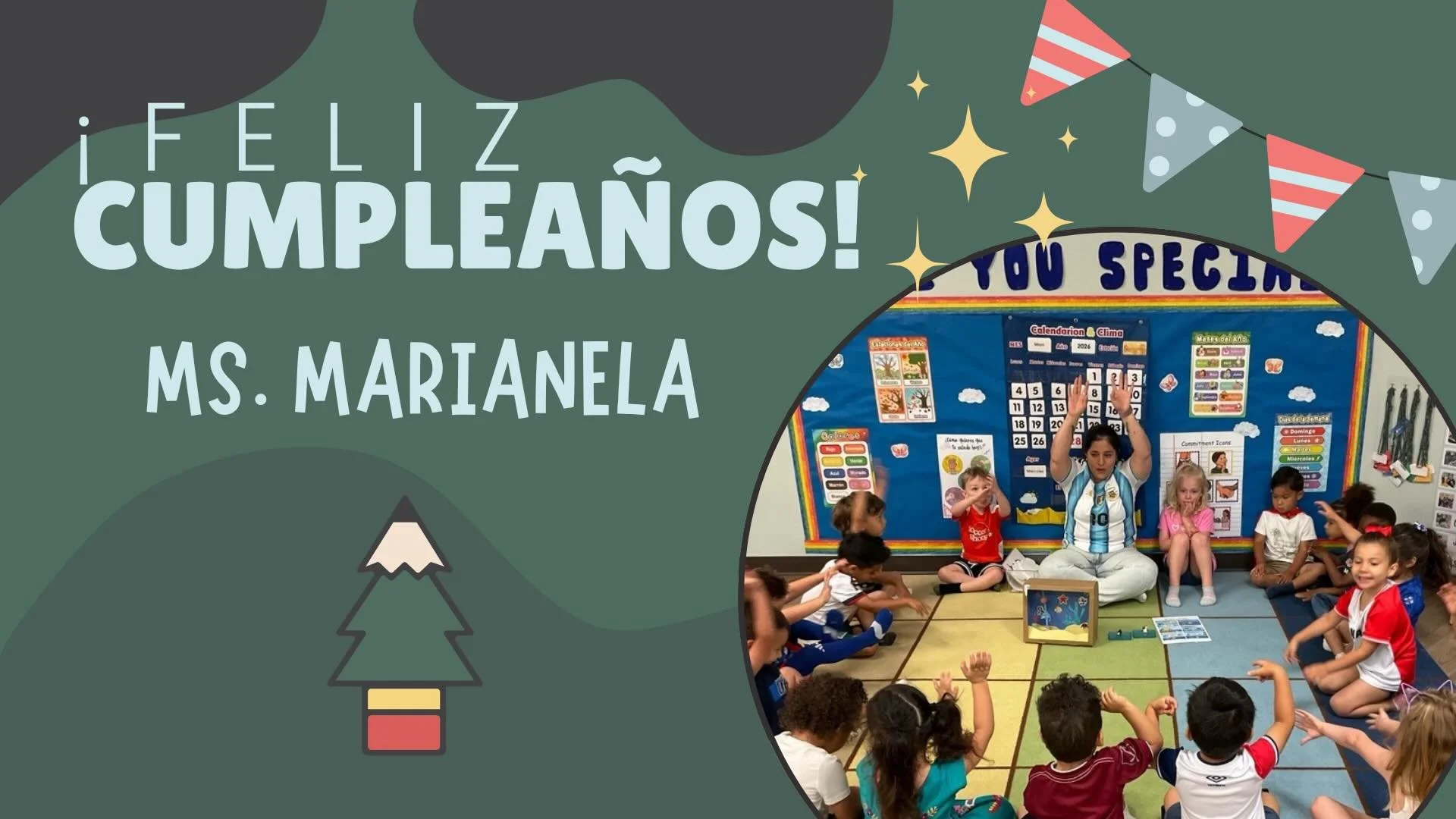 Today we are celebrating Ms Marianela! 

Thank you for your hard work and commitment!

We love you and it is a blessing to have you as part of our Evergreen family! 🎂❤️

&iexcl;Feliz Cumplea&ntilde;os!
