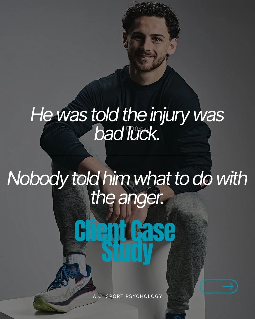He was told the injury was bad luck but nobody told him what to do with the anger.

He&rsquo;d moved to the UK to play rugby at a higher level and then an injury, caused by poor post-surgical advice meant years off sat on the sideline.

He lost the i
